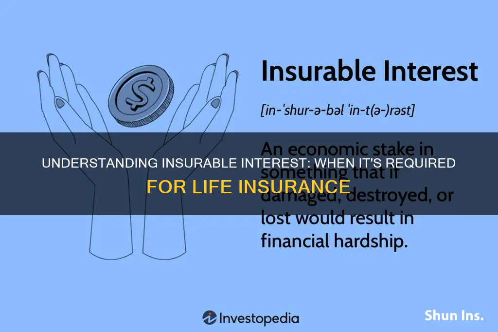 when must an insurable interest exist in life insurance