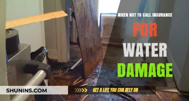 Water Damage: When to Avoid Calling Insurance