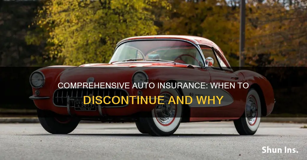 when should discontinue comprehensive auto insurance