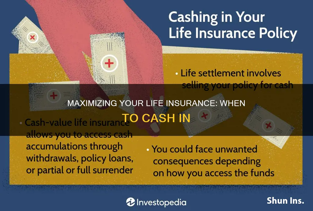 when should I cash in life insurance