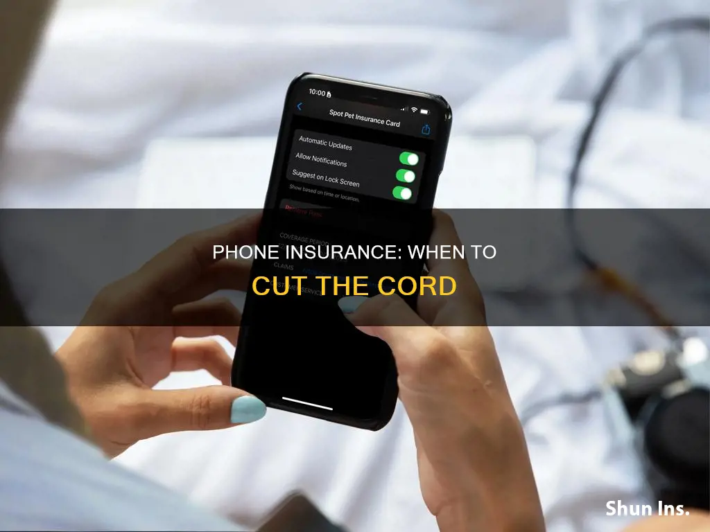 when should I remove phone insurance