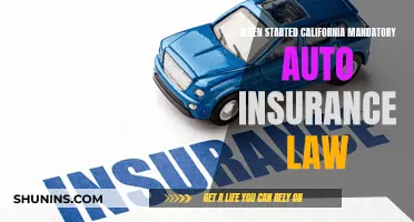 California's Mandatory Auto Insurance Law: When Did It Start?