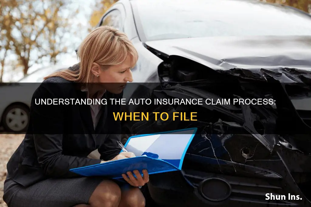 when to auto insurance claim process