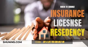 Insurance License: When to Change Your Residency