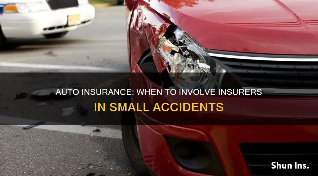 when to get auto insurance involved in minor fender bender