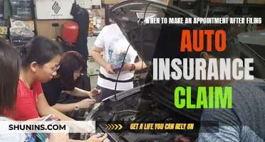 Auto Insurance Claims: When to Book an Appointment