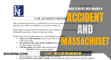 Auto Accident in Massachusetts? Know When to Notify Your Insurer