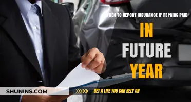 Insurance Claims: Reporting Repairs and Future Payments