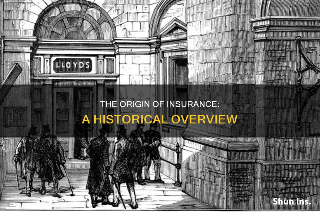 when was insurance created