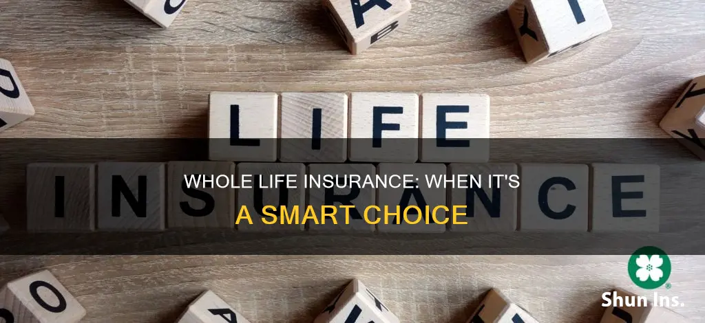 when whole life insurance makes sense