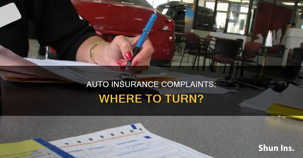 where can a person complain about their auto insurance