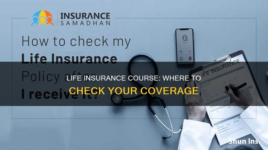 where can I check my life insurance ce courese