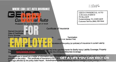 Auto Insurance Copy: For Employers, Where to Get It