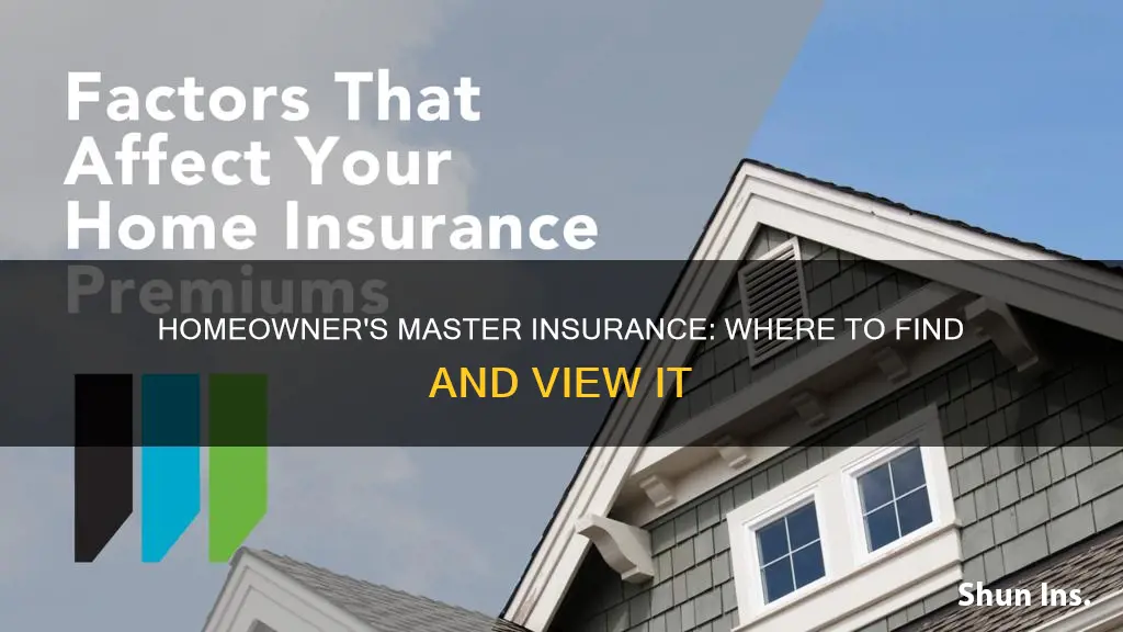 where can I see master insurance homeowners