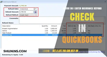 QuickBooks Insurance Refund Check: Where to Enter It?
