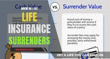 Navigating Life Insurance Surrenders: Where to List Your Policy