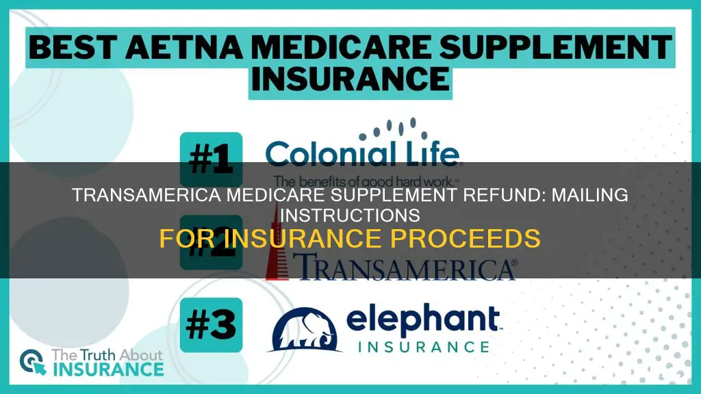 where do I mail transamerica life insurance medicare supplement refunds