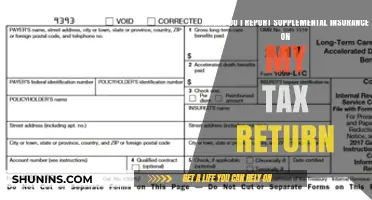Reporting Supplemental Insurance: Where on Your Tax Return?