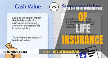 Life Insurance Surrender Value: Reporting and Next Steps