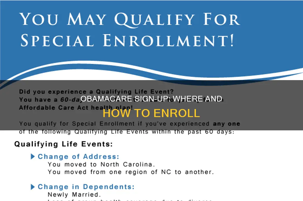 where do i sign up for obamacare