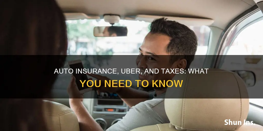 where do you enter auto insurance for uber on taxes