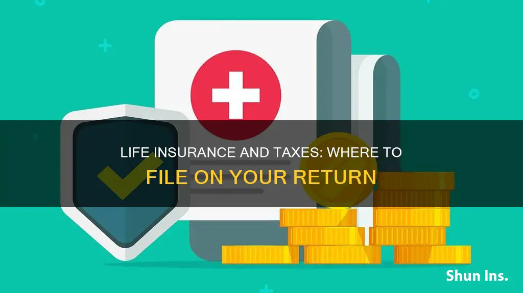 where do you file life insureance on your tax return