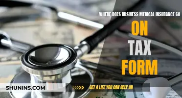 Business Medical Insurance: Tax Form Placement