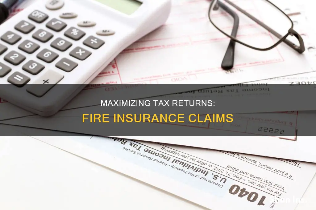 where does fire insurance go on tax return