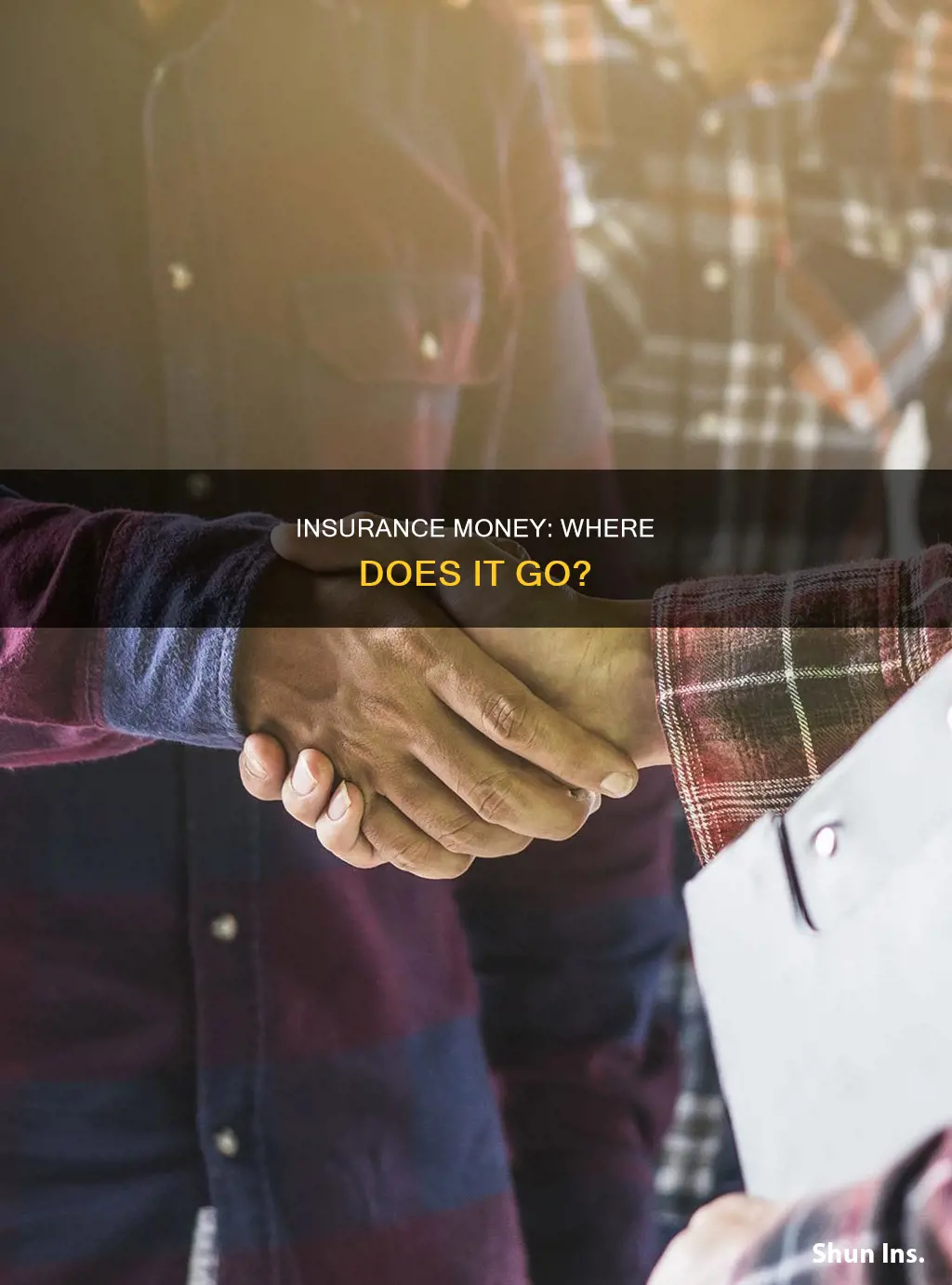 where does insurance money go