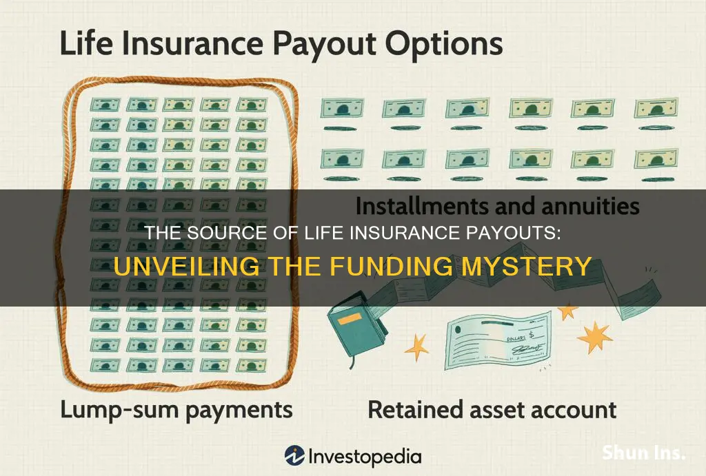 where does life insurance money come from