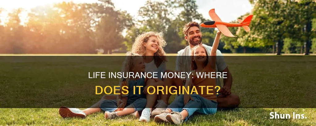 where does life insurance money come from