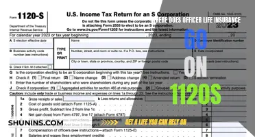 Navigating Officer Life Insurance: 1120s Filing Simplified