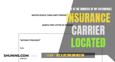 Auto Insurance Carrier Address: Where to Find It