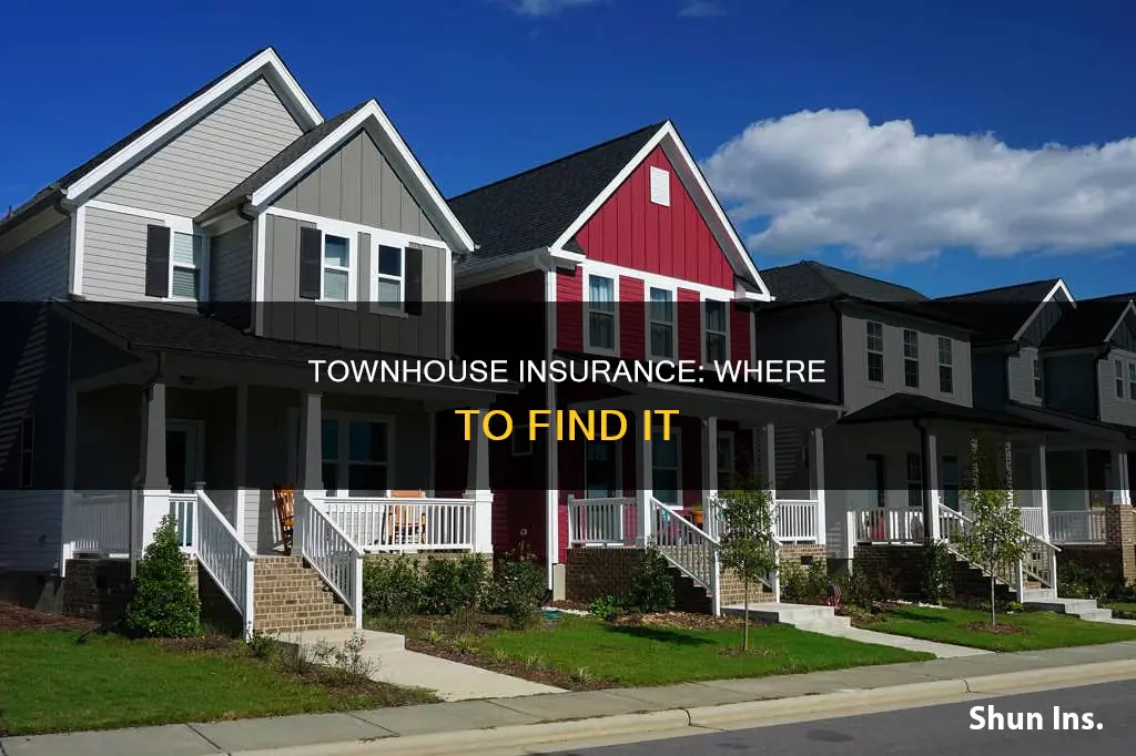 where is the insurance listed on town house