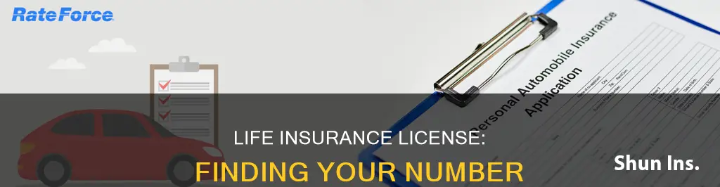 where is your life insurance license number