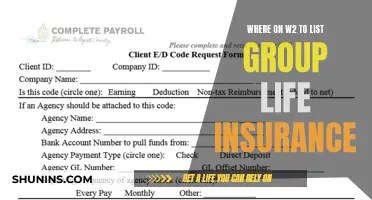 Listing Group Life Insurance: Understanding Your W-2 Form