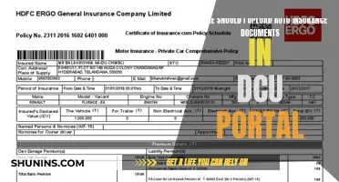 Uploading Auto Insurance Documents: The DCU Portal Guide