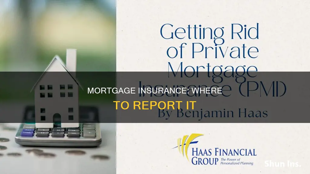 where should mortgage insurance be reported