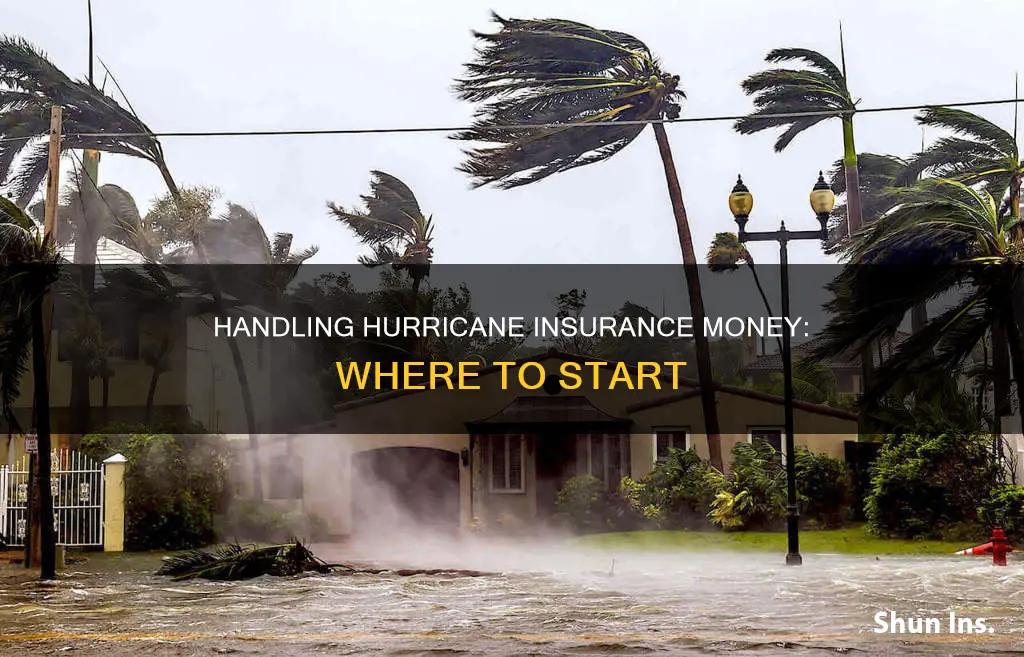 where to enter hurricane insurance money