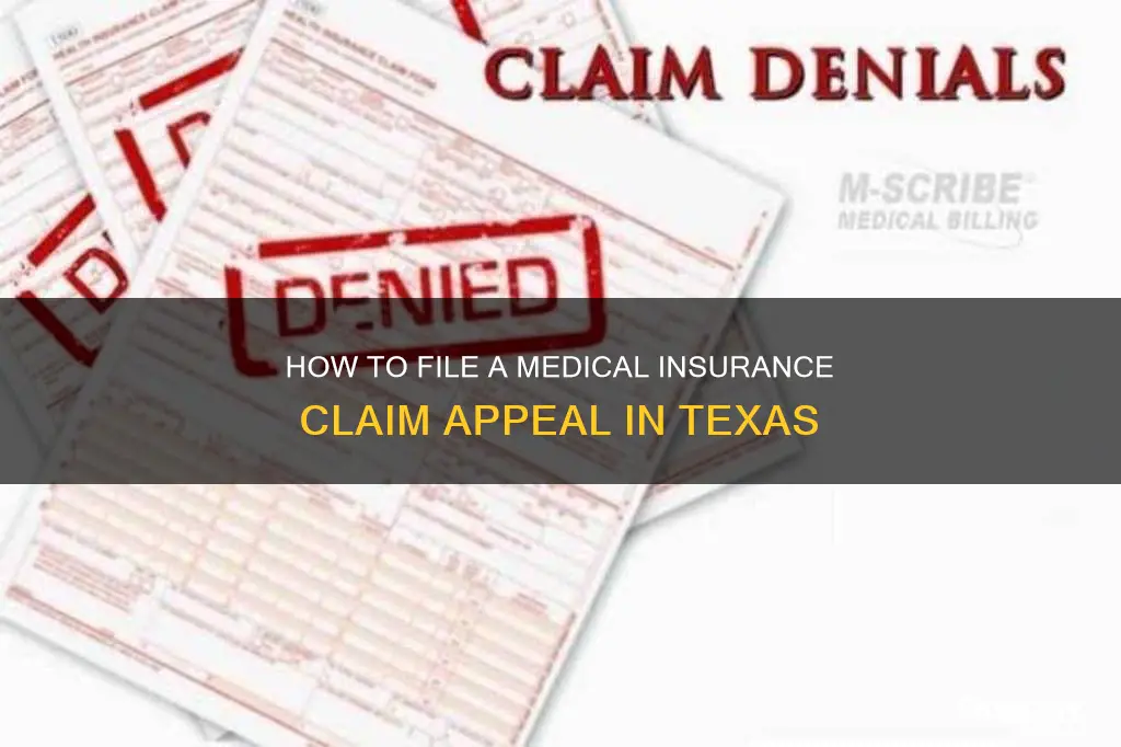 where to file medical insurance claim appeal in Texas