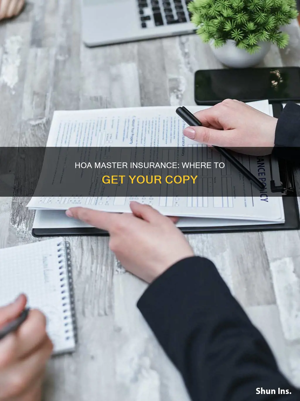 where to get a master insurance document for homeowners association