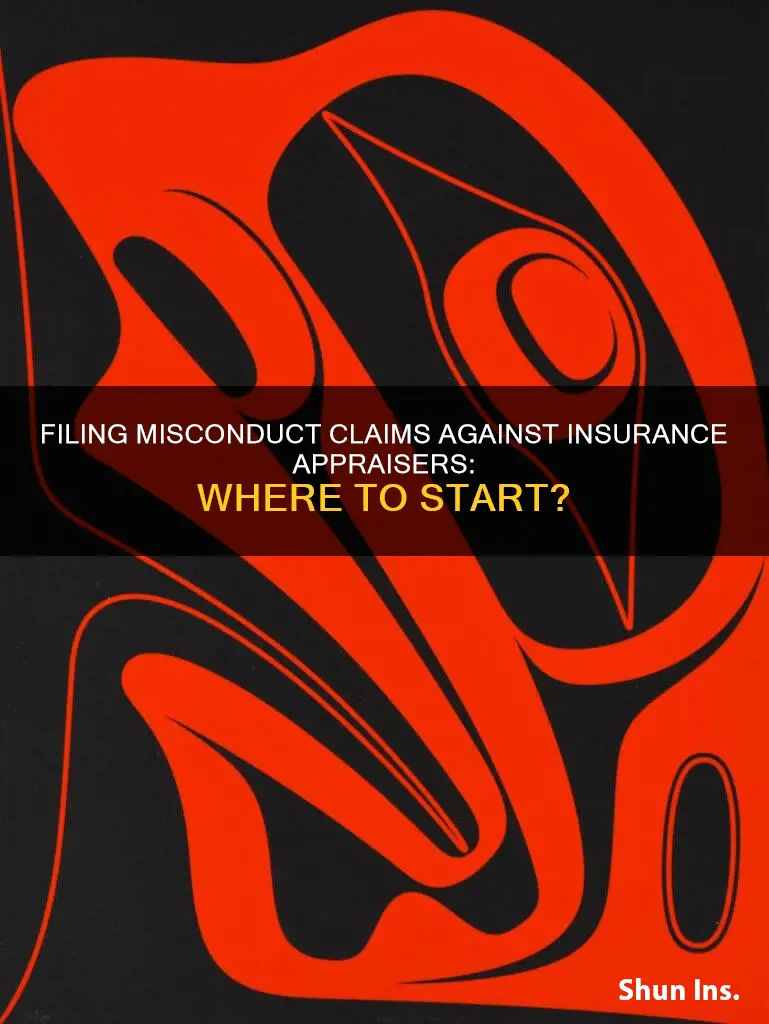 where to go file a misconduct for insurance appraiser