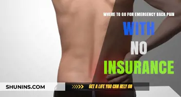 Emergency Back Pain and No Insurance? Here's Where to Go