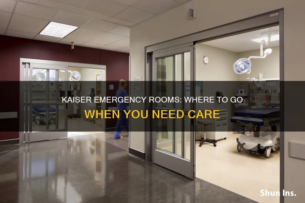 where to go to emergency hospital kaiser permanente insurance