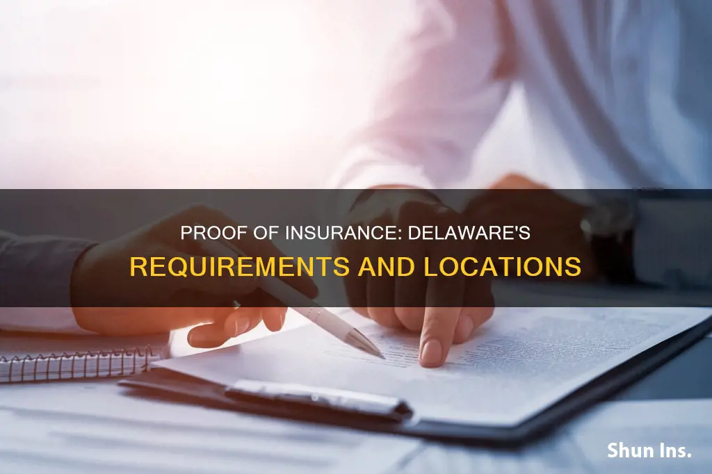 where to go to give proof of insurance delaware