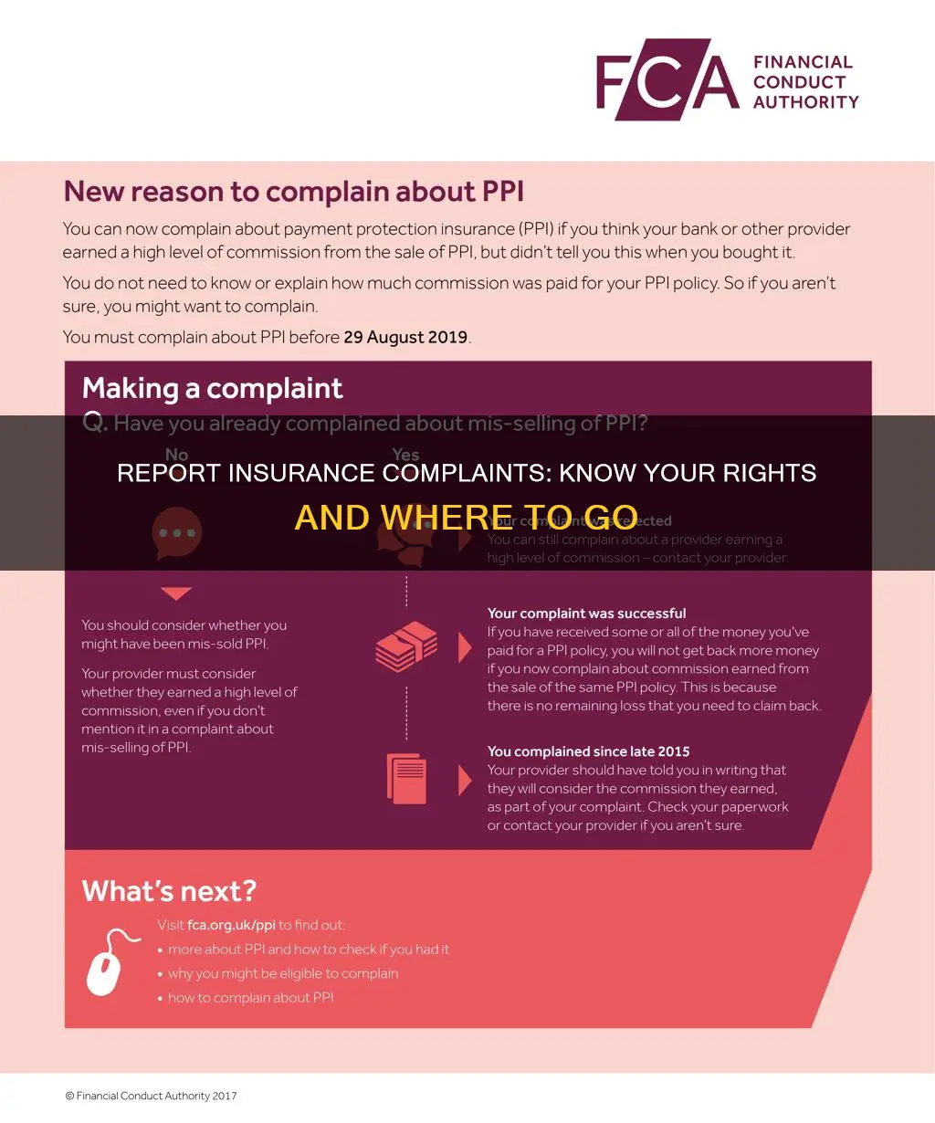 where to report insurance complaints