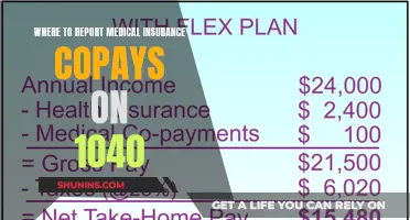 How to Report Medical Insurance Copays on Your 1040