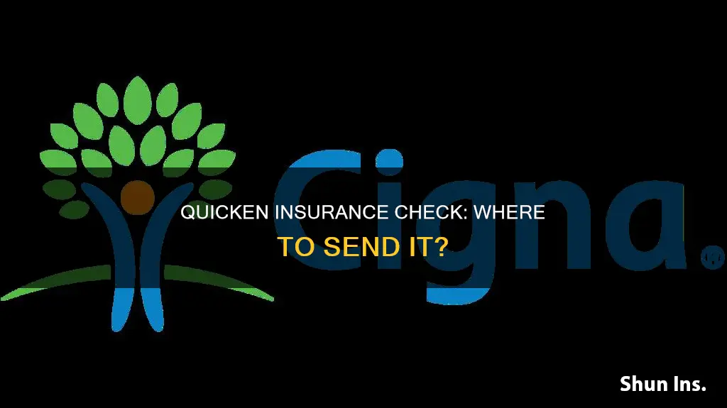 where to send an insurance check to quicken