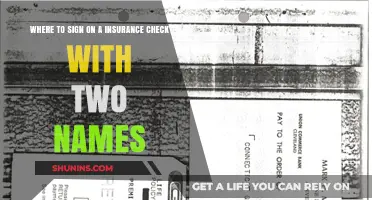 Two Names, One Check: Where Do You Sign?