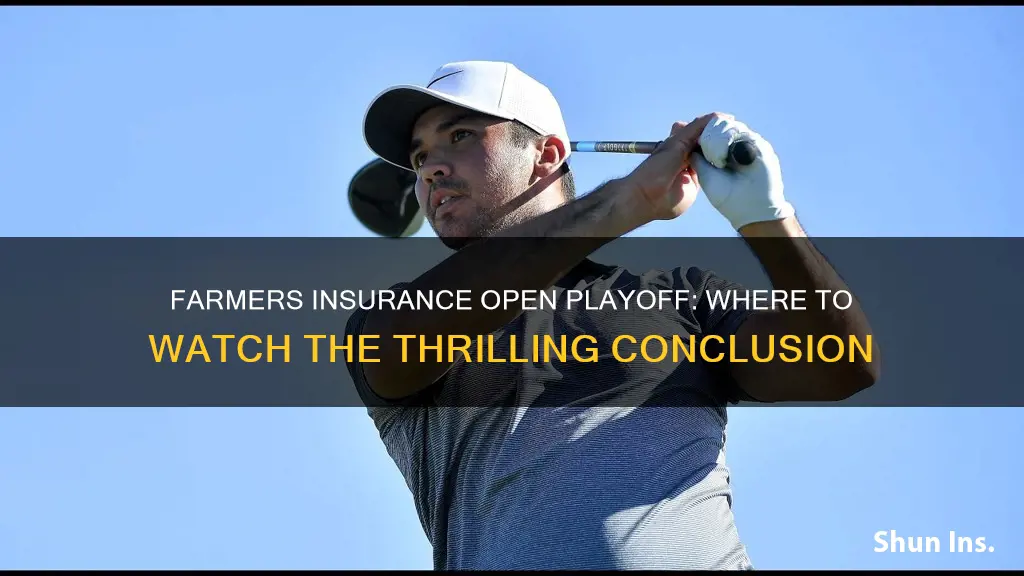 where to watch farmers insurance open playoff